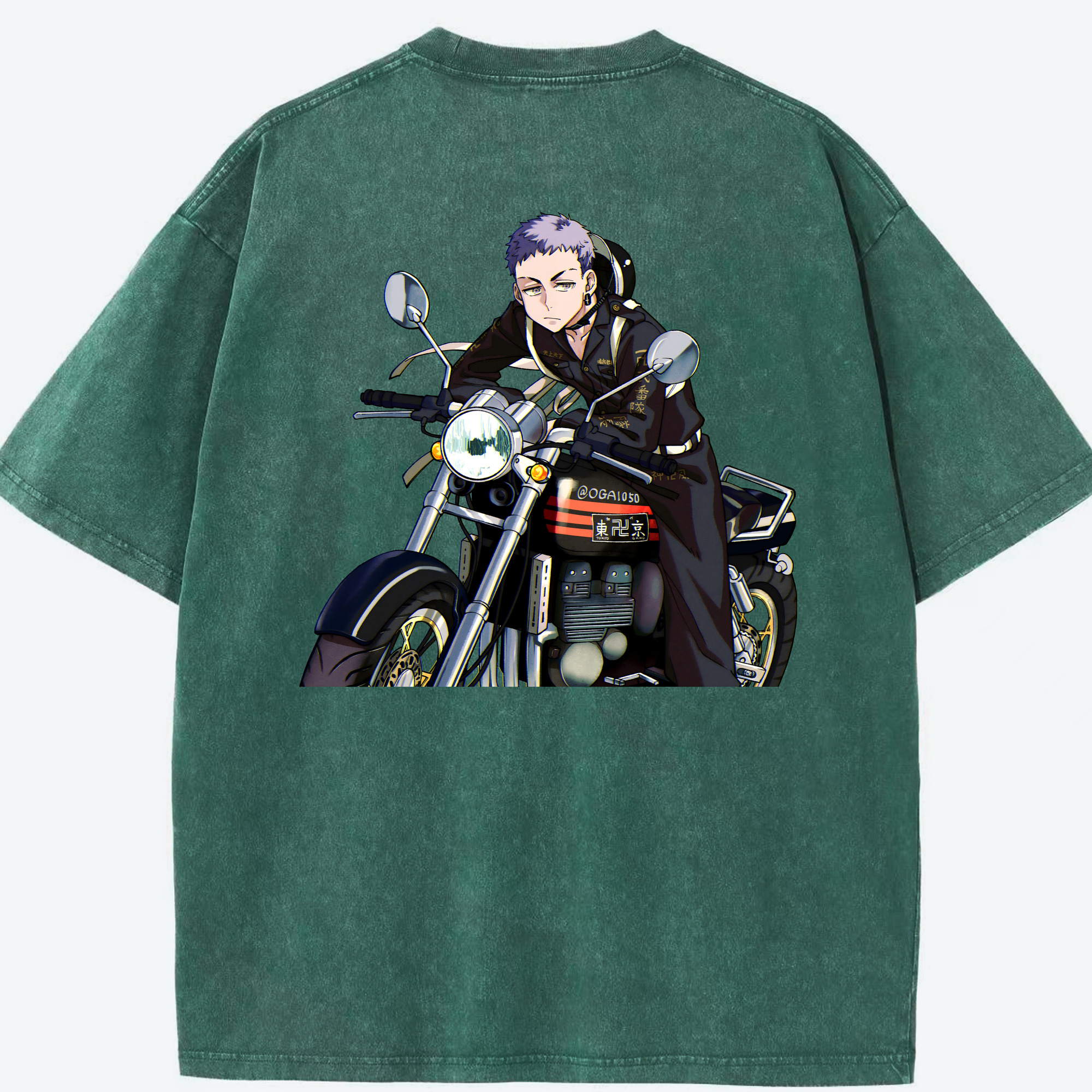 （画像用） 東京リベンジャーズ Tokyo Revengers 綿100% ヴィンテージ風 半袖Tシャツ（背面プリント）